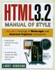 click to order HTML 3.2 Manual of Style with CD
